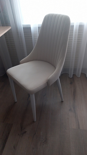 Стул на металлокаркасе Kora dark gray / black фото покупателя 278