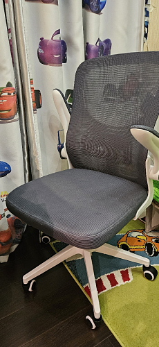 Компьютерное кресло Konfi light gray / blue / white фото покупателя 279