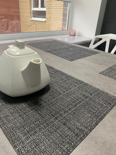 Деревянный стол Лота Лофт 140х80 белый матовый / бетон светлый фото покупателя 260