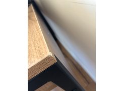 Письменный стол Леон Лофт дуб делано светлый / белый матовый фото покупателя 49