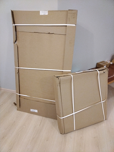 Деревянный стол Лота Лофт 140х80 белый матовый / бетон светлый фото покупателя 449