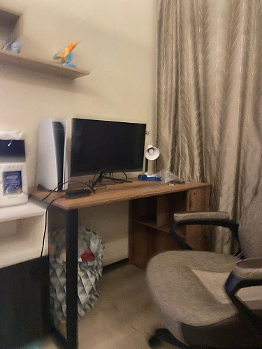 Письменный стол Битти Лофт 116х60х75 креатель / черный матовый фото покупателя 33