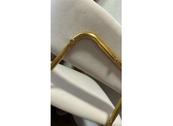 Стул на металлокаркасе Kamelia зеленый / золото фото покупателя 61