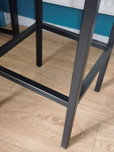 Барный стул Лофт линкольн белый / белый матовый фото покупателя 167