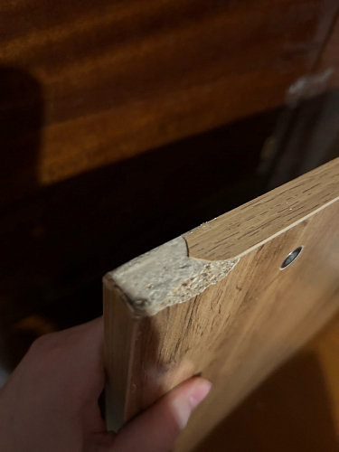 Письменный стол Битти Лофт 116х60х75 дуб вотан / белый матовый фото покупателя 75