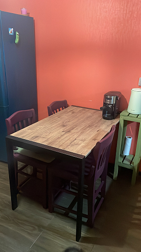 Стол Центавр бетон / графит фото покупателя 73