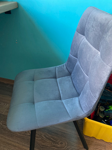 Стул на металлокаркасе Чилли бирюзовый / черный фото покупателя 1315