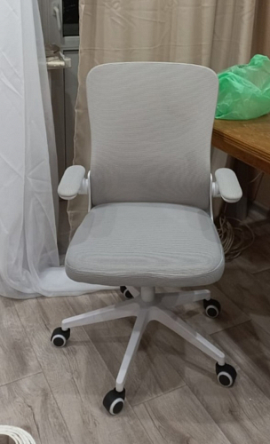 Компьютерное кресло Konfi light gray / blue / white фото покупателя 117