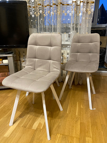 Стул на металлокаркасе Чилли черный / зеленый фото покупателя 611