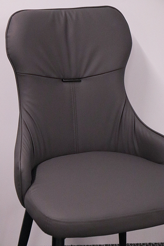 Стул на металлокаркасе Neli gray / black из шоурума 2