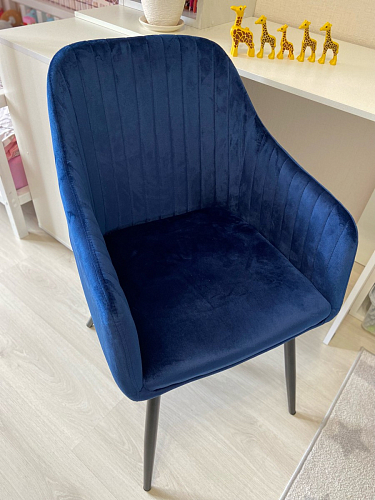 Стул на металлокаркасе Slam dark beige фото покупателя 115