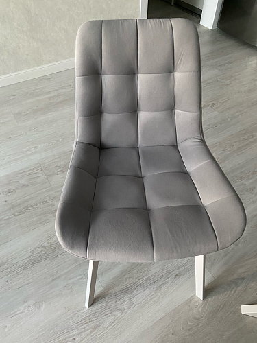 Стул на металлокаркасе Челси латте / черный фото покупателя 157