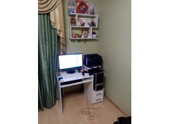 Компьютерный стол Джаз-24 левый белый фото покупателя 140