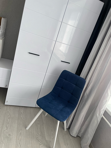 Стул на металлокаркасе Чилли зеленый / черный фото покупателя 776