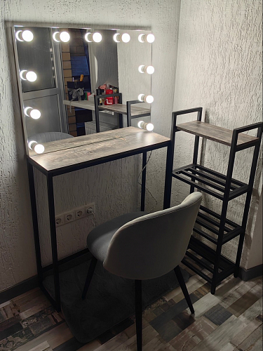 Стул на металлокаркасе Gabi 1 light purple / black фото покупателя 293