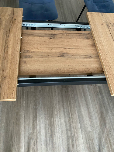 Деревянный стол Лота Лофт 120x75 дуб крафт табачный / черный матовый фото покупателя 566