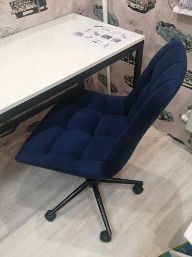 Компьютерное кресло Честер латте / черный фото покупателя 35