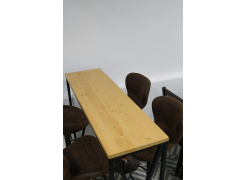 Барный стол DS 95 венге / чёрный из шоурума 3