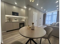 Стул на металлокаркасе Gabi 1 light purple / black фото покупателя 558