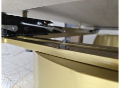 Керамический стол Готланд 180(240)х90х79 вяз скандинавский / золото фото покупателя 1