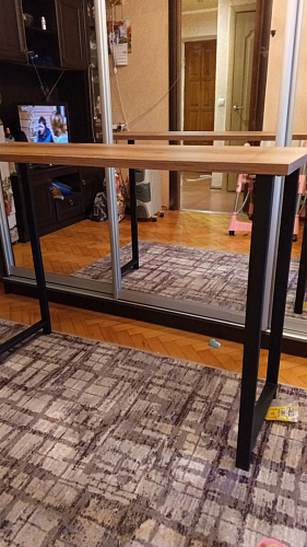 Барная стойка Дилан Лофт 120х50х90 бетон фото покупателя 157