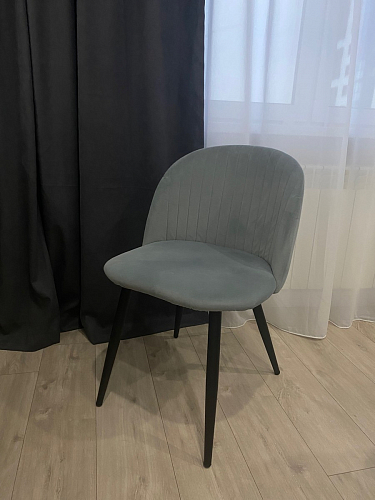 Стул на металлокаркасе Gabi 1 light purple / black фото покупателя 392