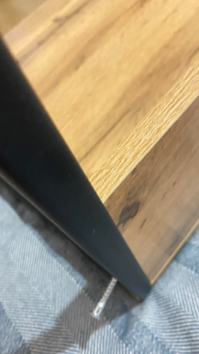 Письменный стол Лео Лофт бетон / черный матовый фото покупателя 45