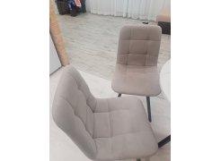 Стул на металлокаркасе Чилли горчичный / белый фото покупателя 338