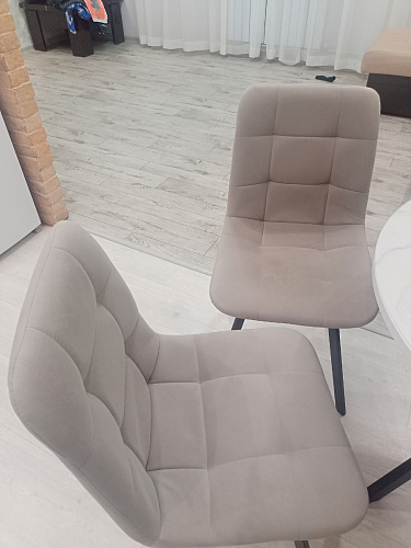 Комплект стульев Чилли 2 шт бежевый / черный фото покупателя 338