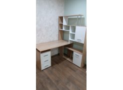 Стол компьютерный Джаз-15 белый правый фото покупателя 129