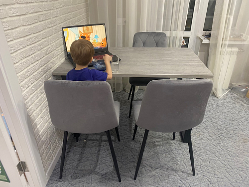 Стол раскладной Лота Лофт 120 25 мм юта / черный матовый фото покупателя 776