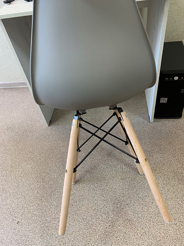 Пластиковый стул Eames PC-015 желтый фото покупателя 447