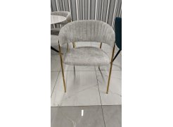 Стул на металлокаркасе Kamelia зеленый / золото из шоурума 3