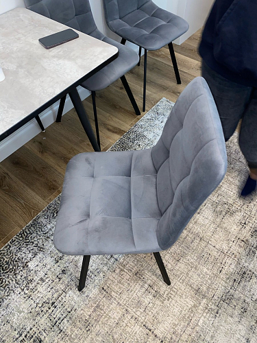 Стул Чилли 2 темно-серый  / черный фото покупателя 1319