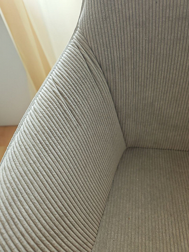 Компьютерное кресло Dublin/Дублин хром / вельвет серый фото покупателя 33