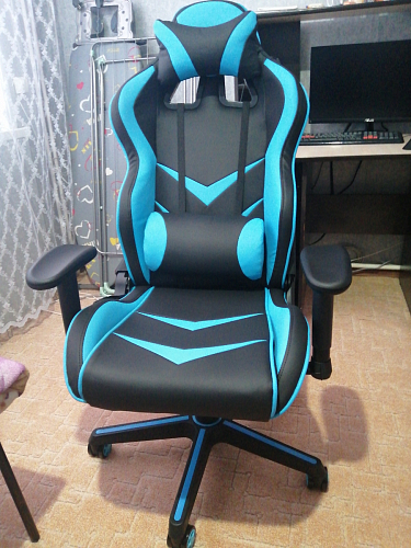 Компьютерное кресло Racer черный / красный / бежевый фото покупателя 135