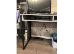 Письменный стол Леон Лофт бетон / черный матовый фото покупателя 76