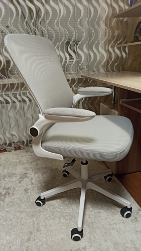 Компьютерное кресло Konfi gray / blue / white фото покупателя 69