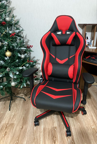 Компьютерное кресло Racer черный / красный / бежевый фото покупателя 9