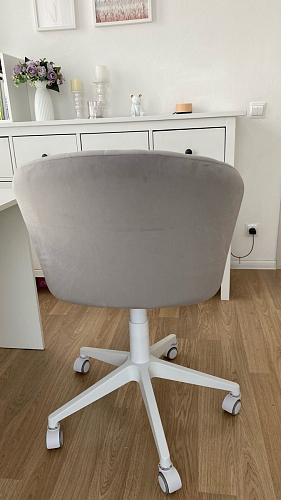 Компьютерное кресло Пард confetti silver серый / черный фото покупателя 152