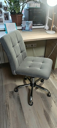 Компьютерное кресло Fiesta флок молочный 4 фото покупателя 30