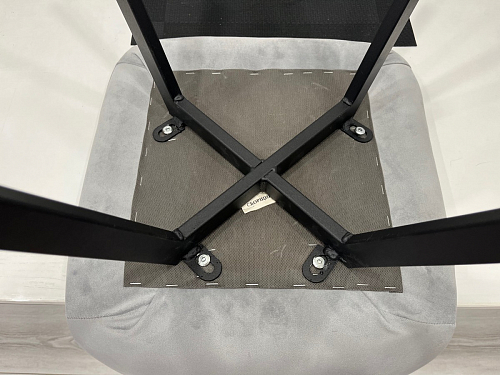 Комплект стульев Чилли 4 шт темно-серый / черный фото покупателя 145