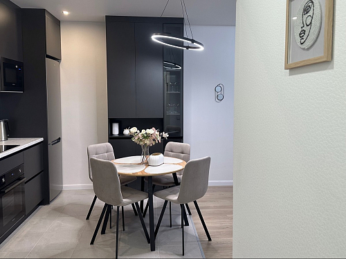 Стул на металлокаркасе Чилли К темно-серый (velutto 32) / черный фото покупателя 521