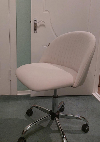 Компьютерное кресло Melody/Мелоди молочное фото покупателя 86