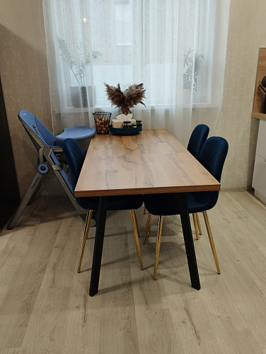 Стул на металлокаркасе Dabl green фото покупателя 129