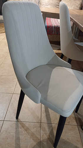 Стул на металлокаркасе Kora green / black фото покупателя 42