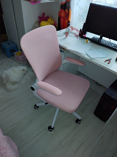 Компьютерное кресло Konfi gray / blue / white фото покупателя 213