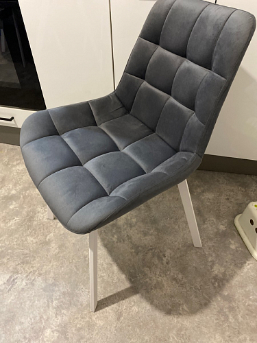 Стул на металлокаркасе Челси бирюзовый / черный фото покупателя 111