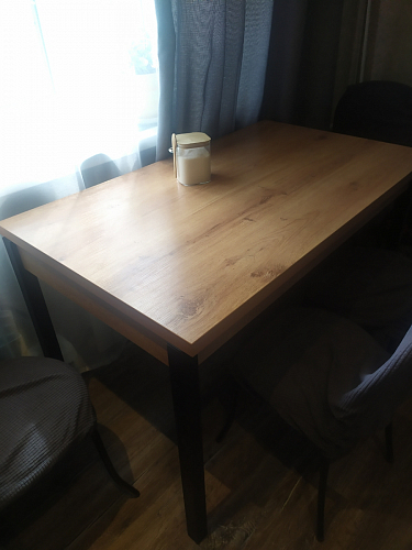 Стол Оригон навара / черный матовый фото покупателя 12