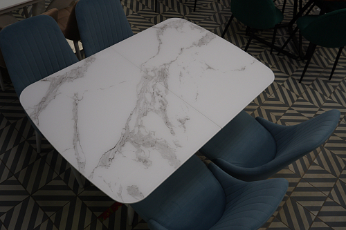 Стул на металлокаркасе Kora light purple / black из шоурума 11